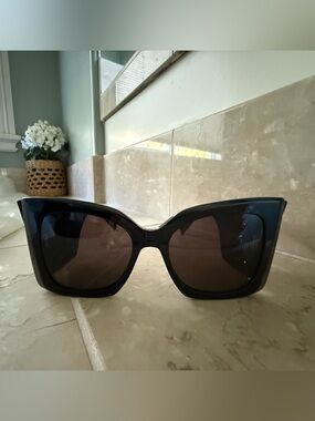 Saint Laurent Blaze 54mm Black Cat Eye Sunglasses